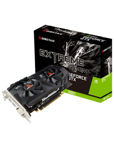 Видео карта Biostar GeForce GTX 1050TI 4GB GDDR5 - GT1050TI;4GB