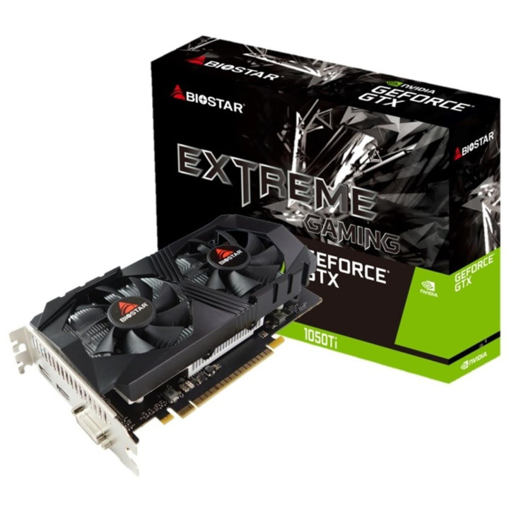 Видео карта Biostar GeForce GTX 1050TI 4GB GDDR5 - GT1050TI4GB