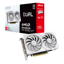 Видео карта Asus Dual Radeon RX 9060 XT 16GB GDDR6 WHITE, DUAL-RX960XT-16G-WHITE - 90YV0LG3-M0NA00