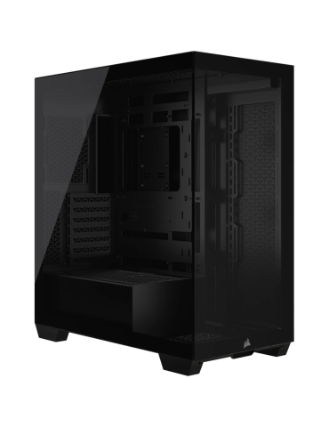 Кутия за компютър Corsair 3500X Tempered Glass Mid-Tower, Black - CC-9011276-WW