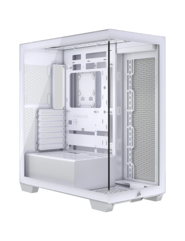 Кутия за компютър Corsair 3500X Tempered Glass Mid-Tower, White - CC-9011277-WW