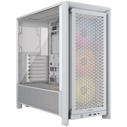 Кутия за компютър Corsair FRAME 4000D RS ARGB Mid-Tower, White - CC-9011297-WW
