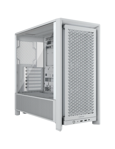 Кутия за компютър Corsair FRAME 4000D RS Mid-Tower, White - CC-9011313-WW