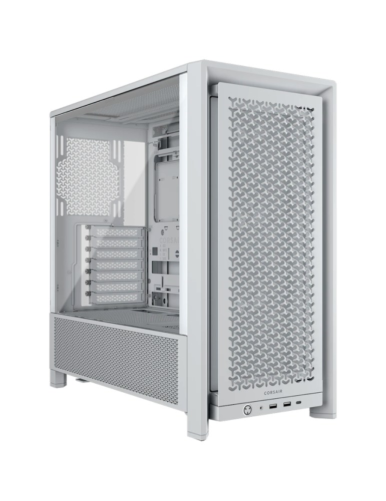 Кутия за компютър Corsair FRAME 4000D RS Mid-Tower, White - CC-9011313-WW
