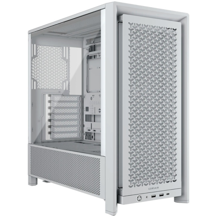 Кутия за компютър Corsair FRAME 4000D RS Mid-Tower, White - CC-9011313-WW