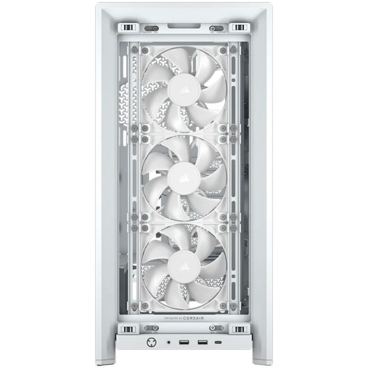 Кутия за компютър Corsair FRAME 4000D RS Mid-Tower, White - CC-9011313-WW