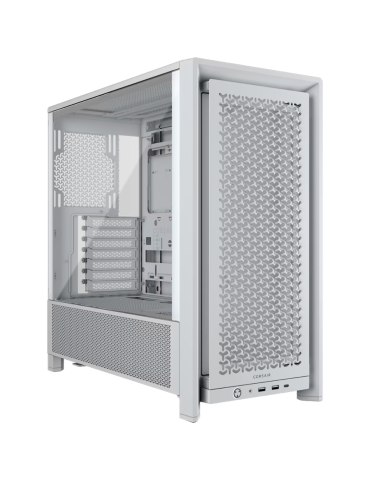 Кутия за компютър Corsair FRAME 4000D Mid-Tower, White - CC-9011291-WW