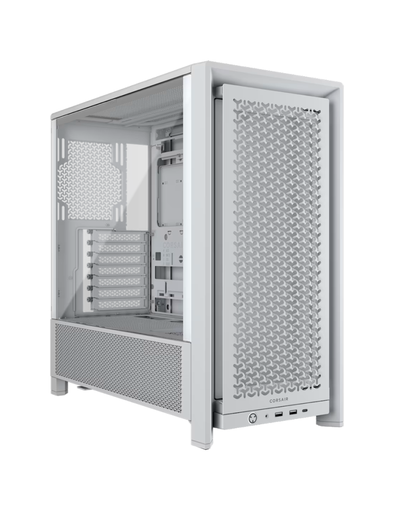 Кутия за компютър Corsair FRAME 4000D Mid-Tower, White - CC-9011291-WW