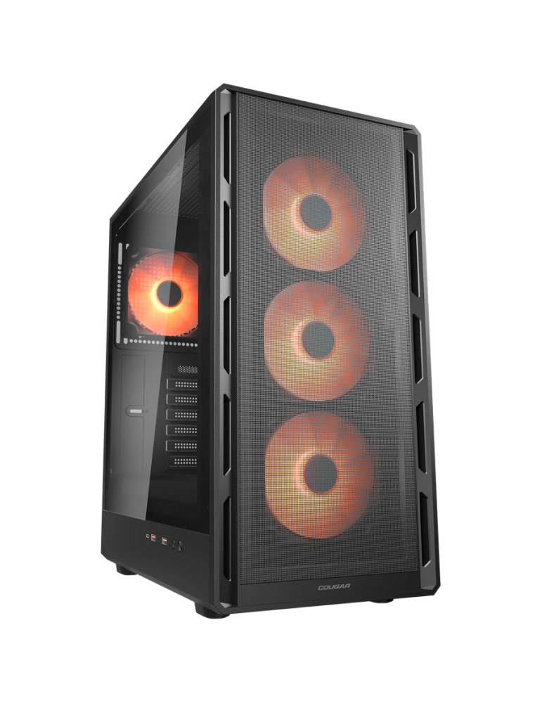 Кутия за компютър Cougar AIRFACE PURE PRO, Mid Tower, Black - CGR-2GA5B-P