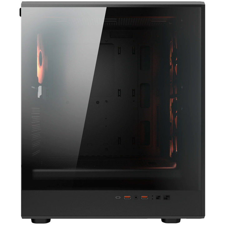 Кутия за компютър Cougar AIRFACE PURE PRO, Mid Tower, Black - CGR-2GA5B-P