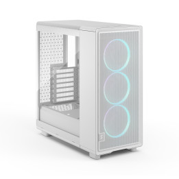 Кутия за компютър Fractal Design EPOCH WHITE TG RGB CLEAR TI - FD-C-EPO1A-05