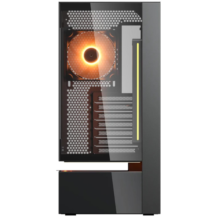 Кутия за компютър Cougar CFV235 Vision, Mid Tower, Black - CGR-2DA4B-V