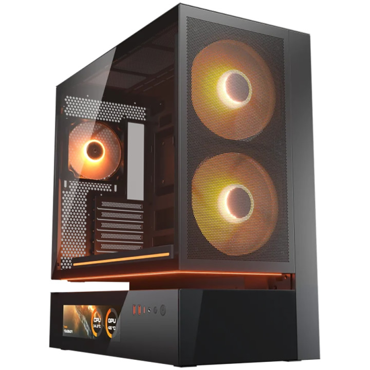 Кутия за компютър Cougar CFV235, Mid Tower, Black - CGR-2DA4B