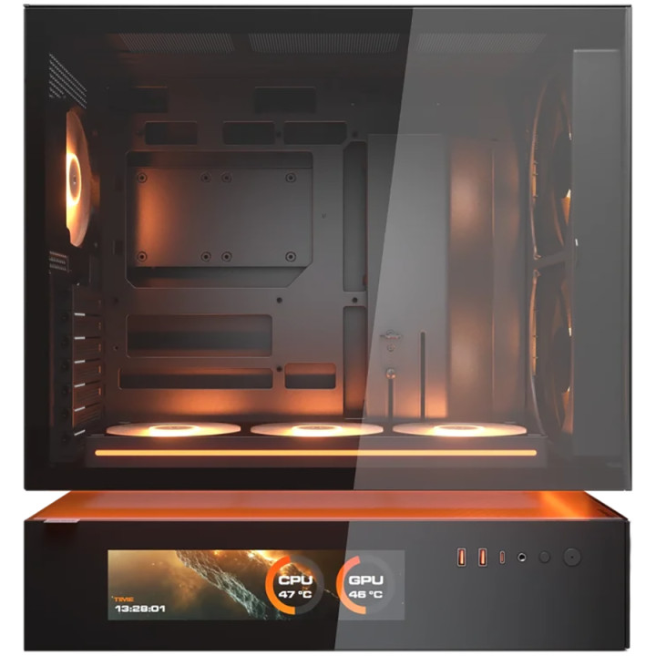 Кутия за компютър Cougar CFV235, Mid Tower, Black - CGR-2DA4B