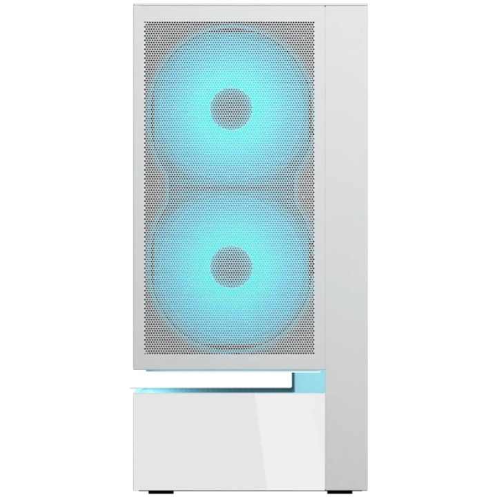 Кутия за компютър Cougar CFV235 Mesh Vision, Mid Tower, White - CGR-2DA4W-MV
