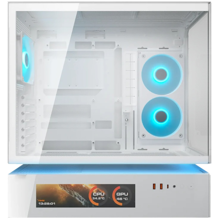Кутия за компютър Cougar CFV235 Vision, Mid Tower, White - CGR-2DA4W-V
