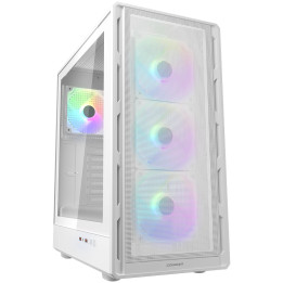 Кутия за компютър Cougar AIRFACE PURE RGB, Mid Tower, White - CGR-2GA5W-RGB