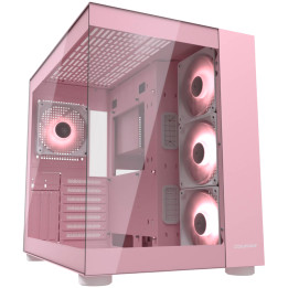 Кутия за компютър Cougar FV150 RGB, Mid tower, Pink - CGR-5KA1P-RGB