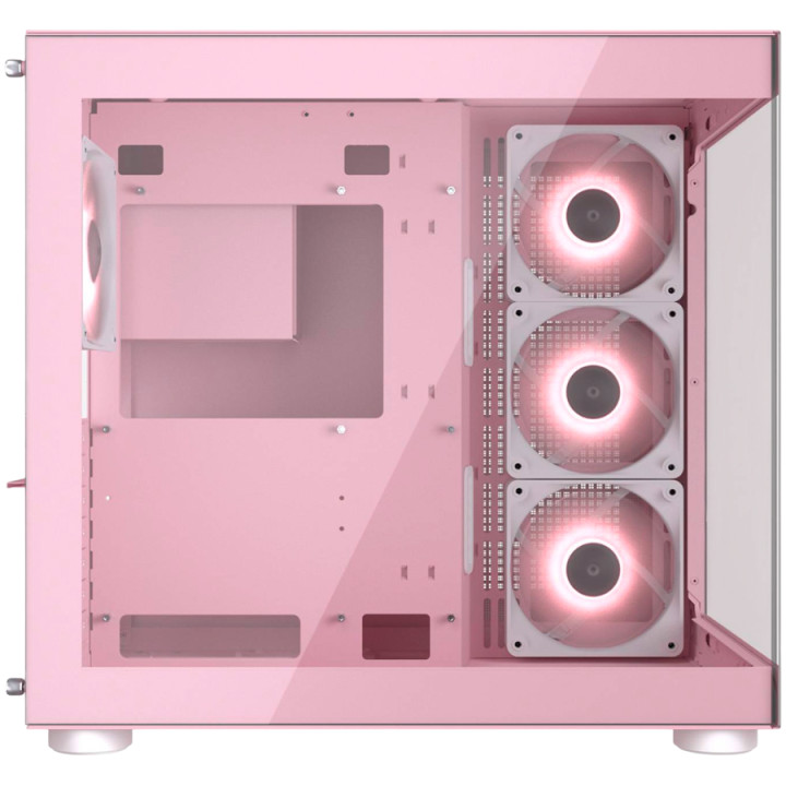 Кутия за компютър Cougar FV150 RGB, Mid tower, Pink - CGR-5KA1P-RGB