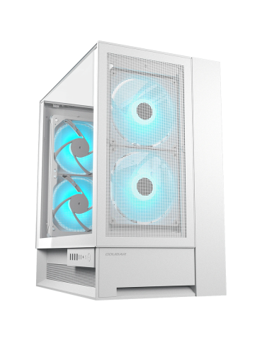 Кутия за компютър Cougar OmnyX, Mid Tower, White - CGR-2WA3W-RGB