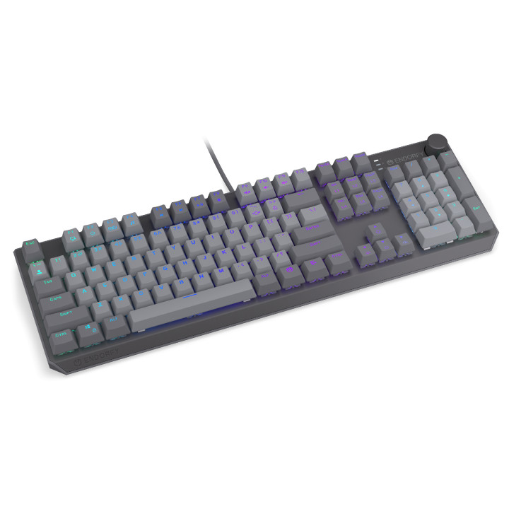 Геймърскa механична клавиатура Endorfy Thock V2 Full Size, PBT, Endorfy Red switch, US Layout - EY5A125