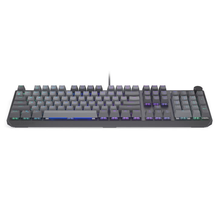 Геймърскa механична клавиатура Endorfy Thock V2 Full Size, PBT, Endorfy Red switch, US Layout - EY5A125