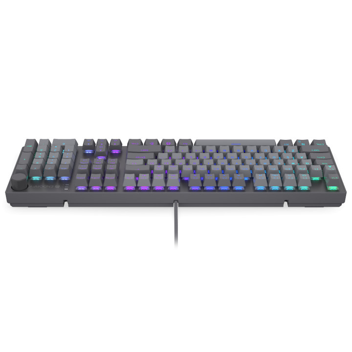 Геймърскa механична клавиатура Endorfy Thock V2 Full Size, PBT, Endorfy Red switch, US Layout - EY5A125