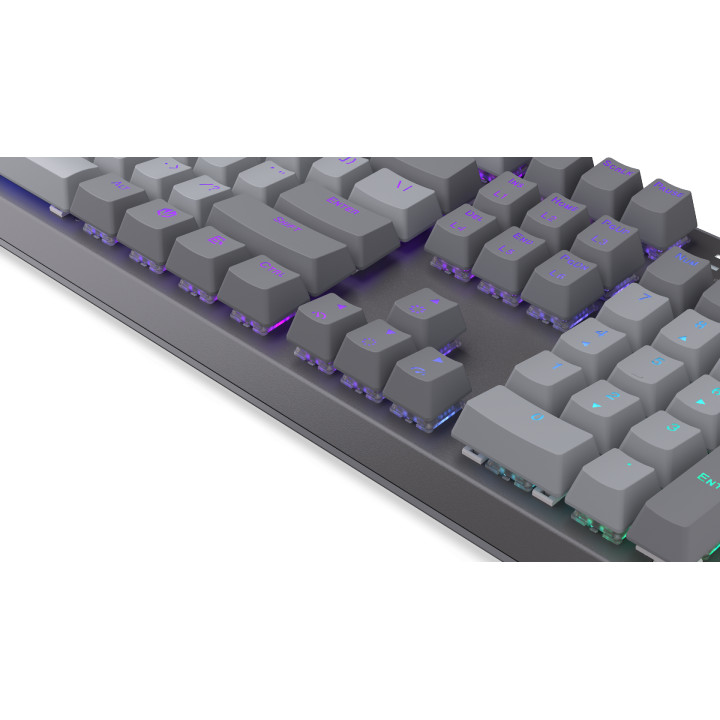 Геймърскa механична клавиатура Endorfy Thock V2 Full Size, PBT, Endorfy Red switch, US Layout - EY5A125