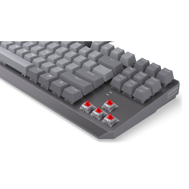 Геймърскa механична клавиатура Endorfy Thock V2 TKL, PBT, Endorfy Red switch, US Layout - EY5A126