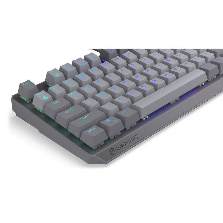 Геймърскa механична клавиатура Endorfy Thock V2 TKL, PBT, Endorfy Red switch, US Layout - EY5A126