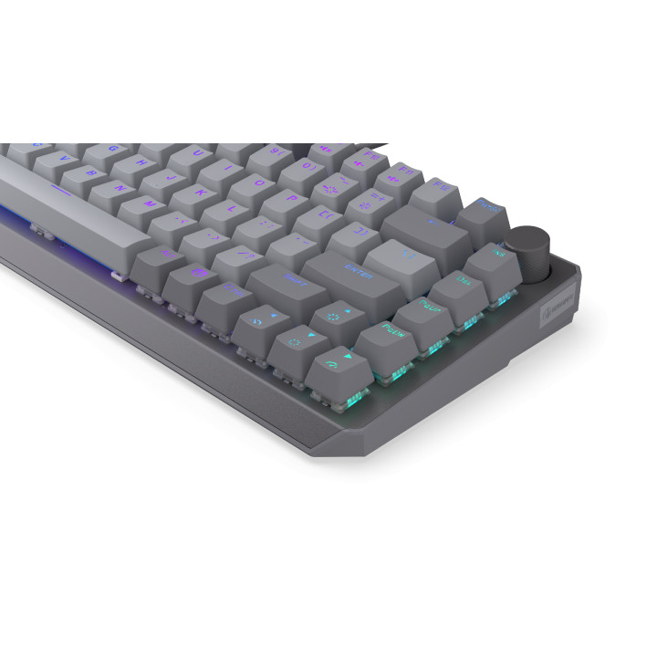 Геймърскa механична клавиатура Endorfy Thock V2 75%, PBT, Endorfy Red switch, US Layout - EY5A127