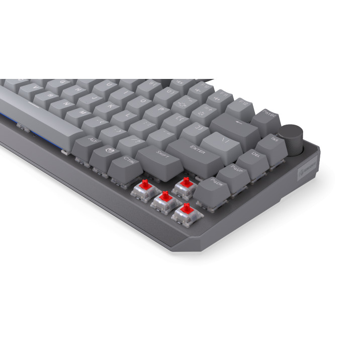 Геймърскa механична клавиатура Endorfy Thock V2 75%, PBT, Endorfy Red switch, US Layout - EY5A127