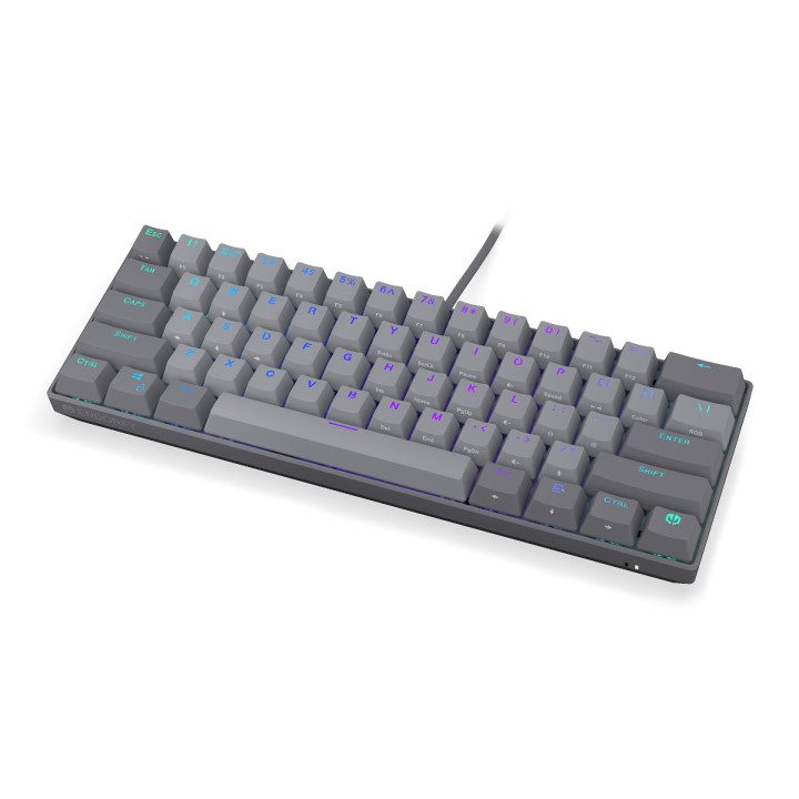 Геймърскa механична клавиатура Endorfy Thock V2 Compact, PBT, Endorfy Red switch, US Layout - EY5A128