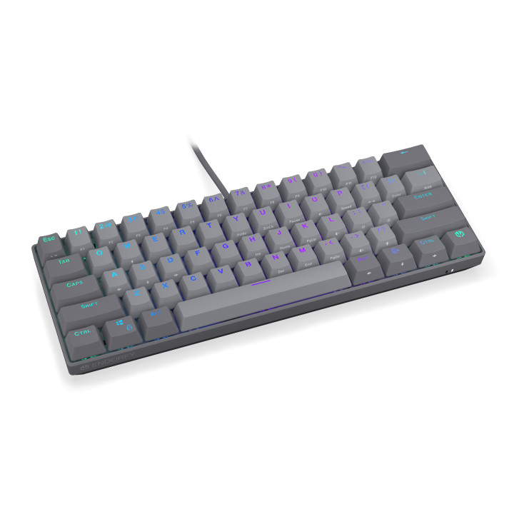 Геймърскa механична клавиатура Endorfy Thock V2 Compact, PBT, Endorfy Red switch, US Layout - EY5A128