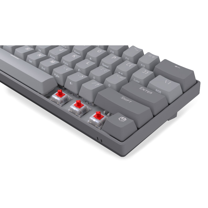 Геймърскa механична клавиатура Endorfy Thock V2 Compact, PBT, Endorfy Red switch, US Layout - EY5A128