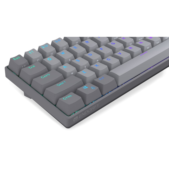 Геймърскa механична клавиатура Endorfy Thock V2 Compact, PBT, Endorfy Red switch, US Layout - EY5A128
