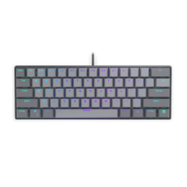 Геймърскa механична клавиатура Endorfy Thock V2 Compact, PBT, Endorfy Red switch, US Layout - EY5A128