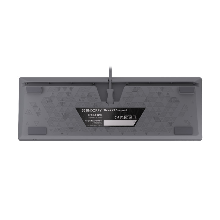 Геймърскa механична клавиатура Endorfy Thock V2 Compact, PBT, Endorfy Red switch, US Layout - EY5A128
