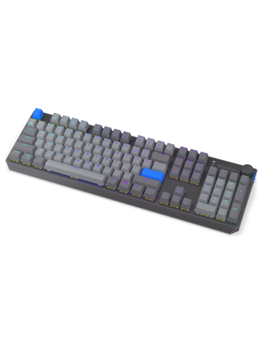 Геймърскa механична клавиатура Endorfy Thock Wireless V2 Full Size, PBT, Endorfy Yellow switch, US Layout - EY5A129