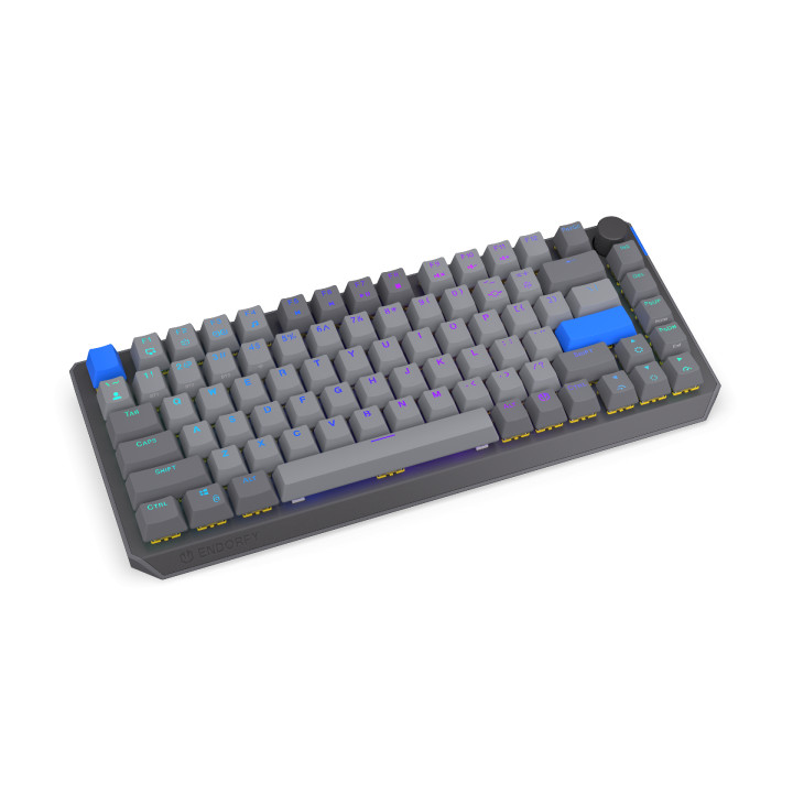 Геймърскa механична клавиатура Endorfy Thock Wireless V2 75%, PBT, Endorfy Yellow switch, US Layout - EY5A131