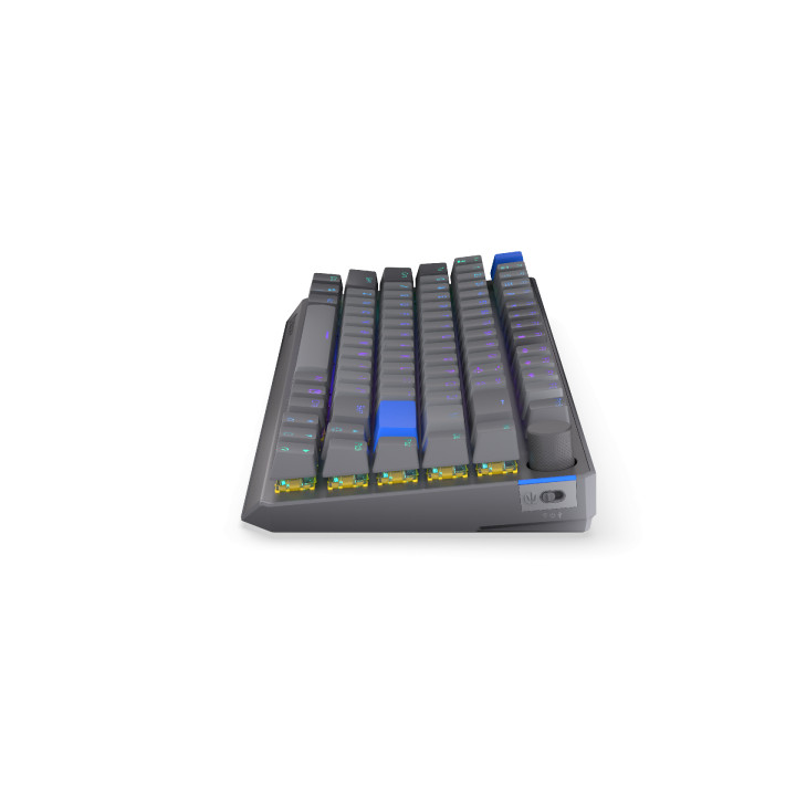 Геймърскa механична клавиатура Endorfy Thock Wireless V2 75%, PBT, Endorfy Yellow switch, US Layout - EY5A131