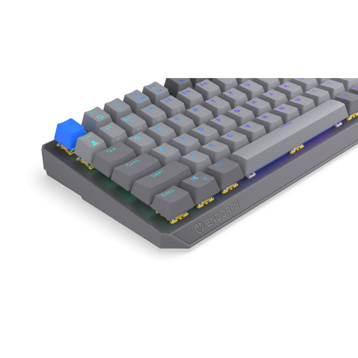 Геймърскa механична клавиатура Endorfy Thock Wireless V2 75%, PBT, Endorfy Yellow switch, US Layout - EY5A131