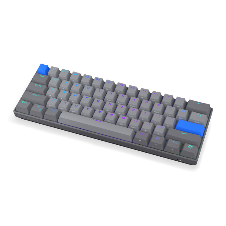 Геймърскa механична клавиатура Endorfy Thock Wireless V2 Compact, PBT, Endorfy Yellow, US Layout - EY5A132