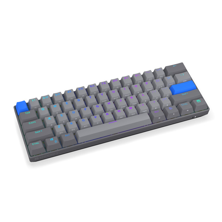 Геймърскa механична клавиатура Endorfy Thock Wireless V2 Compact, PBT, Endorfy Yellow, US Layout - EY5A132
