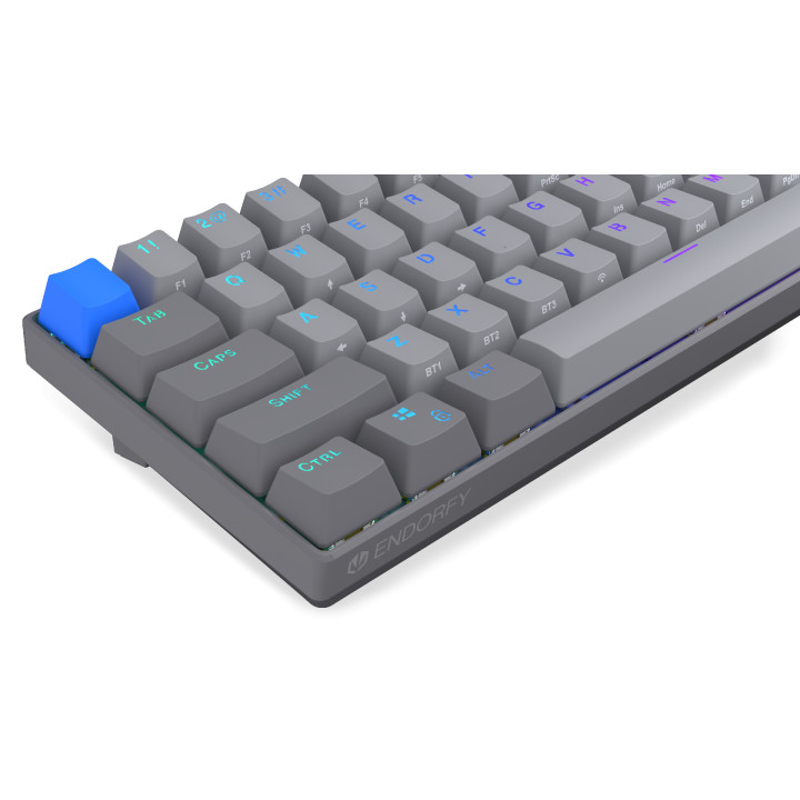 Геймърскa механична клавиатура Endorfy Thock Wireless V2 Compact, PBT, Endorfy Yellow, US Layout - EY5A132