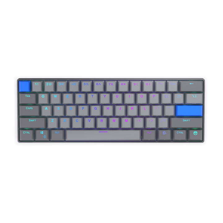 Геймърскa механична клавиатура Endorfy Thock Wireless V2 Compact, PBT, Endorfy Yellow, US Layout - EY5A132
