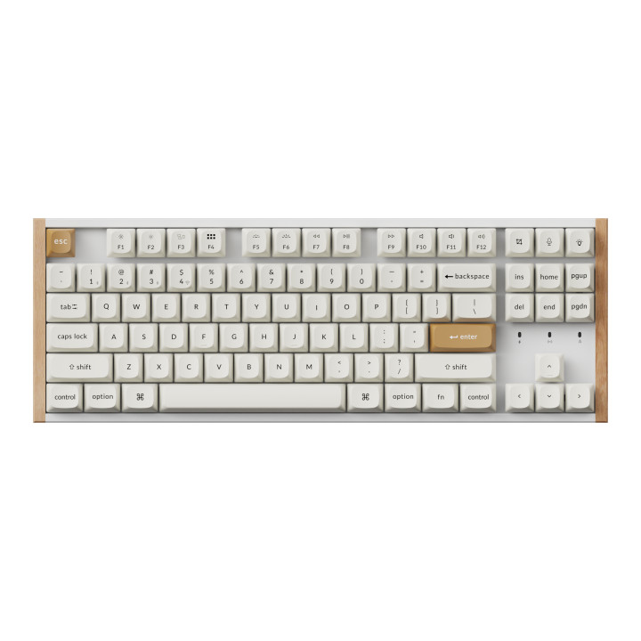 Геймърска механична клавиатура Keychron K8 HE Magnetic Switch - White Special Edition - K8H-Q1