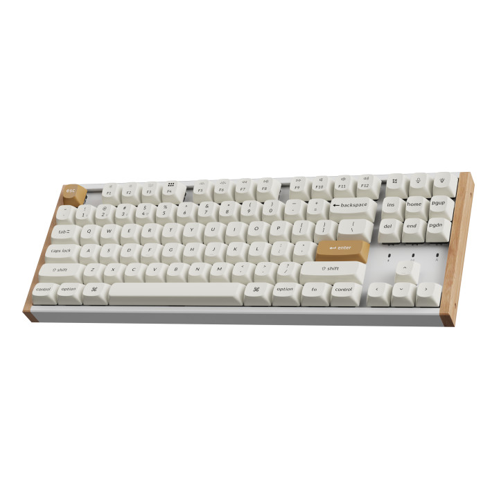 Геймърска механична клавиатура Keychron K8 HE Magnetic Switch - White Special Edition - K8H-Q1