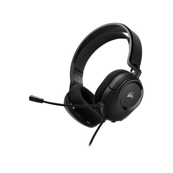 Геймърски комплект Corsair Геймърски бъндъл 4 в 1 - мембранна клавиатура K55 CORE, мишка HARPOON RGB PRO, слушалки с микрофон HS35 Surround v2 7.1, 3.5 мм   USB, пад MM100 - CH-9226F65-NA