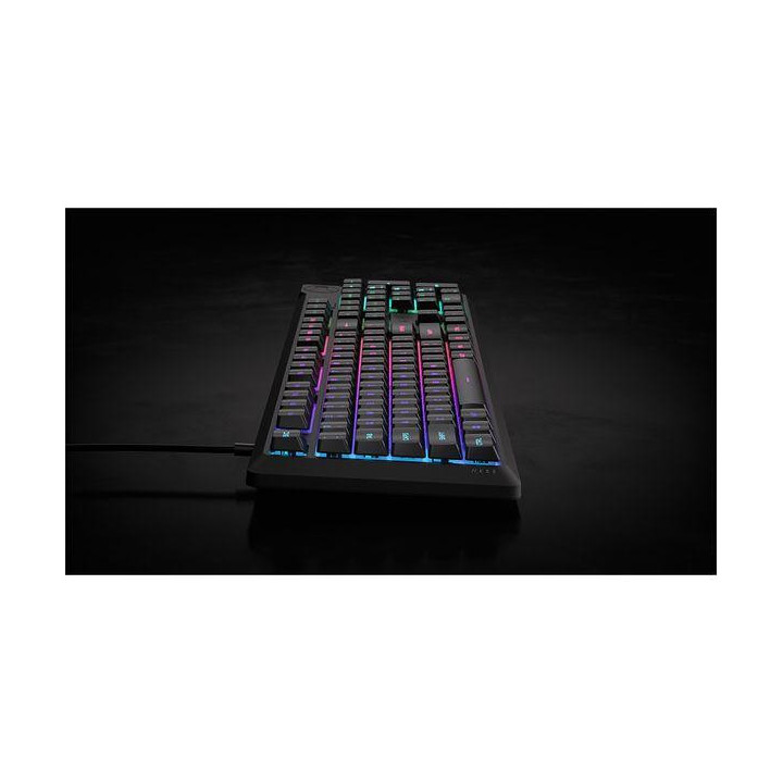 Геймърски комплект Corsair Геймърски бъндъл 4 в 1 - мембранна клавиатура K55 CORE, мишка HARPOON RGB PRO, слушалки с микрофон HS35 Surround v2 7.1, 3.5 мм   USB, пад MM100 - CH-9226F65-NA